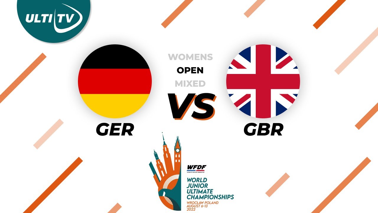 Germany vs. Great Britain - WJUC 2022 - U20 Open - Pool Play