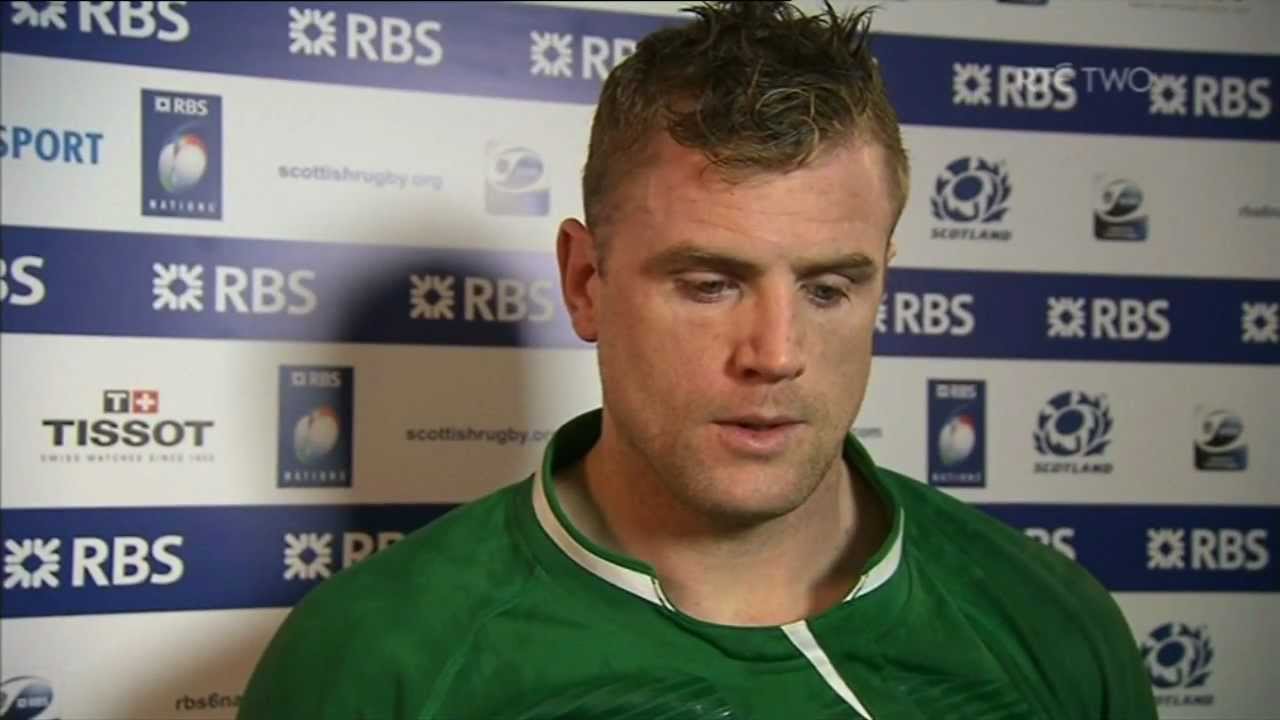 Six Nations | Ireland v Scotland - Jamie Heaslip post-match reaction