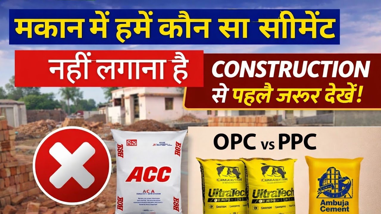 OPC और PPC में क्या फर्क है घर के लिए कौन सा सीमेंट सबसे मजबूत है
