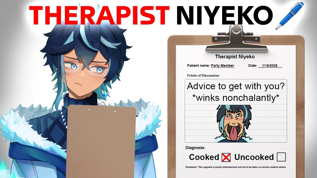 Therapist Niyeko Gives His Chat Therapy | Parody 🖋️