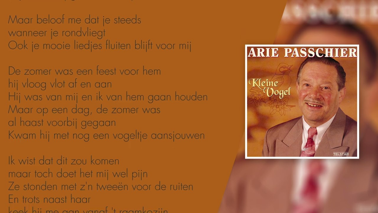 Arie Passchier – Kleine Vogel (Lyrics Video)