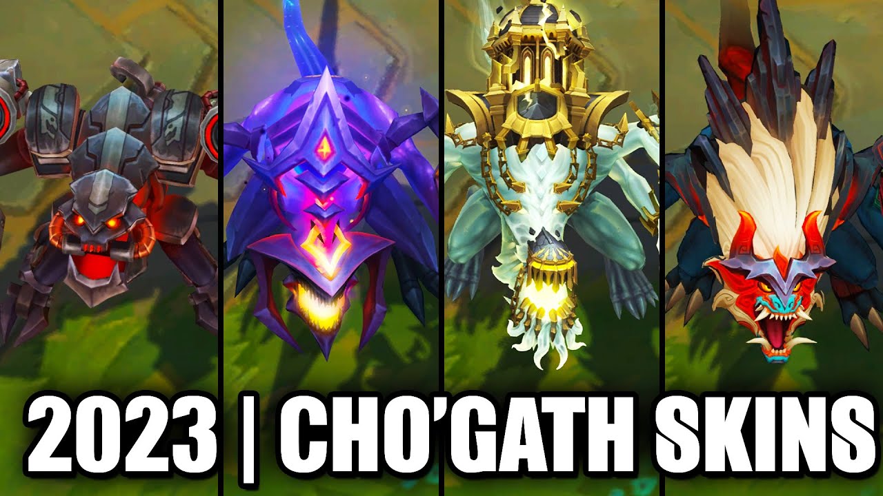 ALL CHO'GATH SKINS SPOTLIGHT 2023 | League of Legends