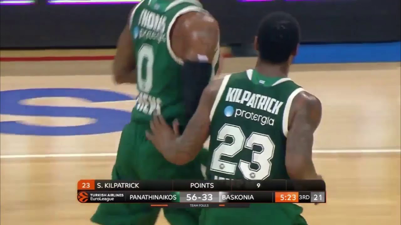 Sean Kilpatrick highlights (Panathinaikos-Baskonia: 72-70)