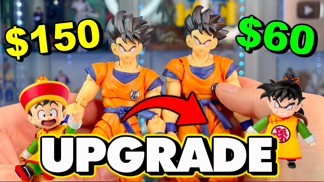 NEW* BOOTLEG Figuarts Goku & Kid Gohan SDCC set figure review (Demoniacal Fit)