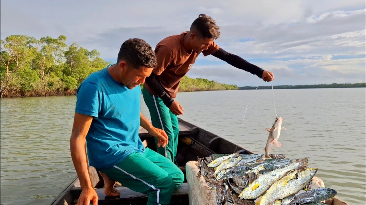 PESCARIA de RABADELÃO uma PESCARIA abençoada PEGAMOS bastante PEIXE 