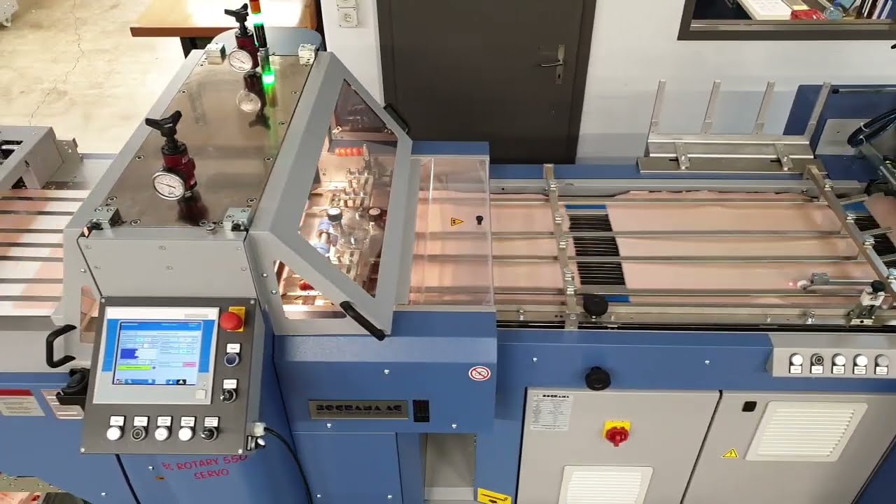 Rotatives Stanzen mit Qualitaetspruefung - Rotary die-cutting with quality inspection