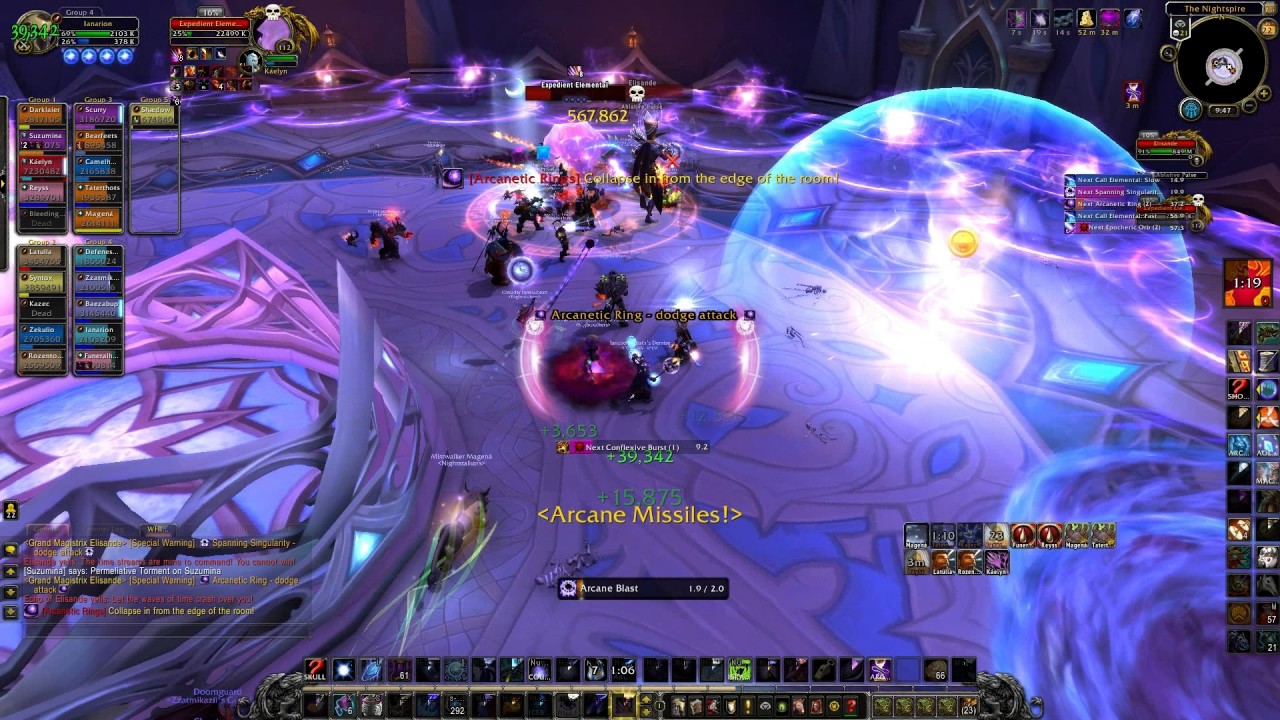 The Nighthold - Heroic: Elisande - Grand Magistrix - Live Servers