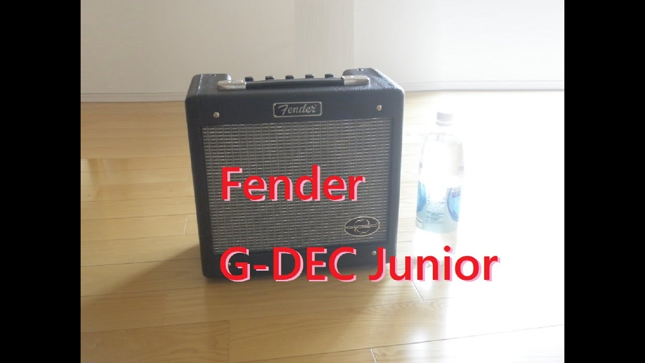 Fender G-DEC Junior 試奏レビュー。DEMO
