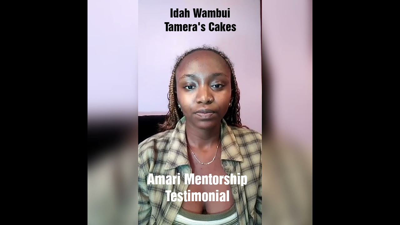 Kenyan Baker shares results after 2 months in an Online Business mentorship | Tamera's Cakes #shorts
