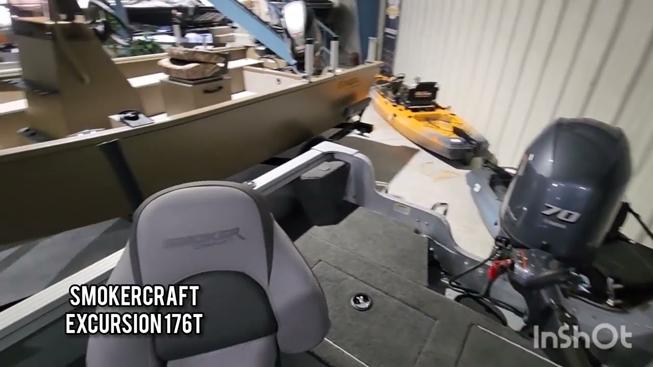 2023 Smoker Craft Excursion 176 Tiller | Walk-thru