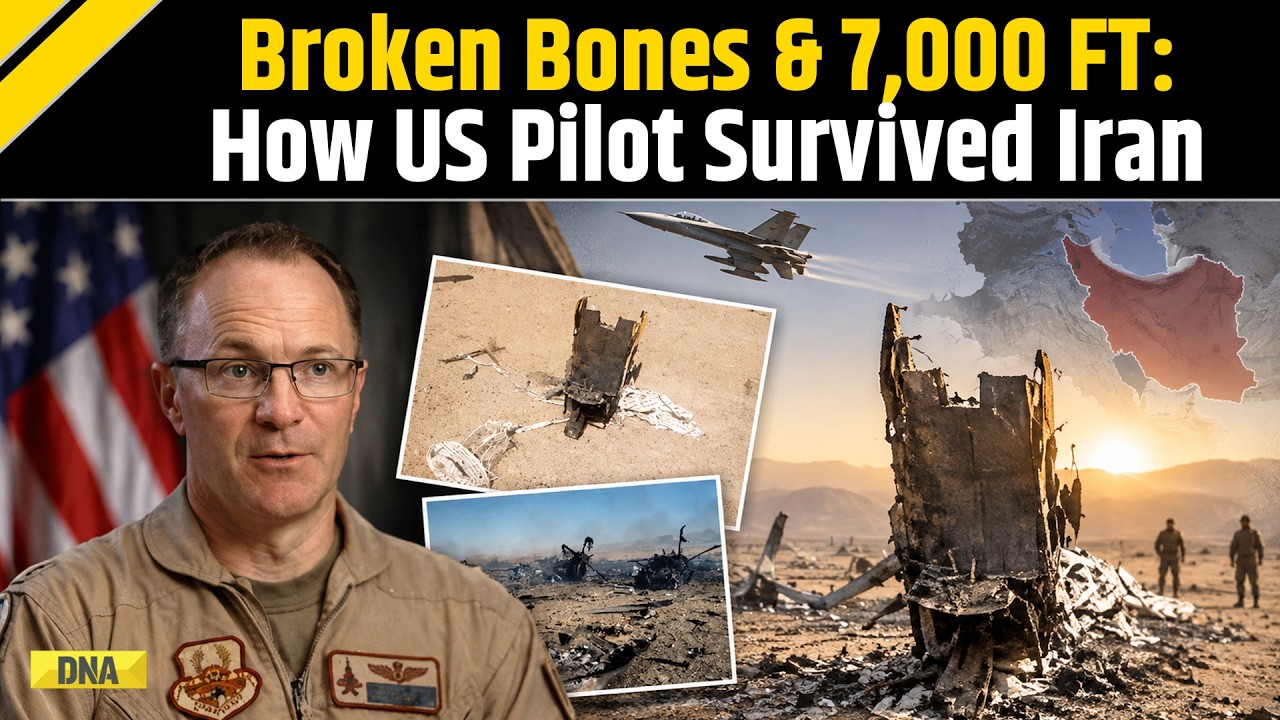 US Iran War: '7000 Foot Hike With Broken Bones' US Fighters 50 Hour Iran Survival Story