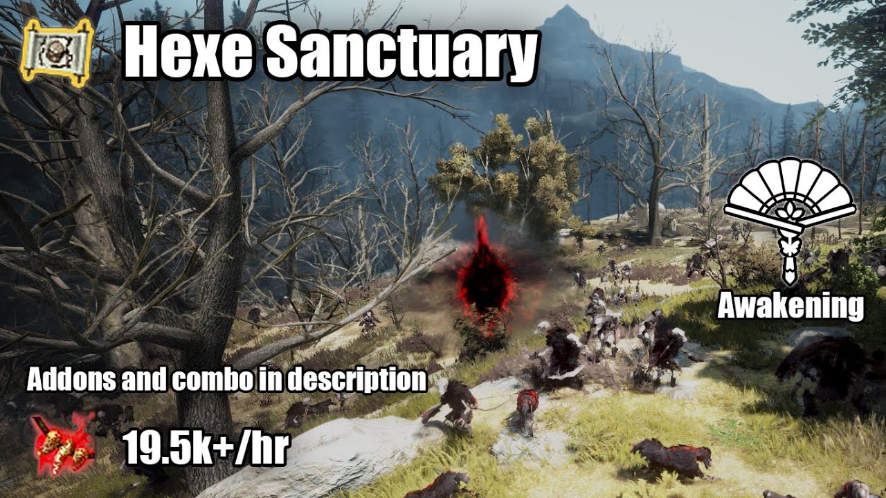 BDO | Awakening Woosa Hexe Sanctuary 19.5k+/hr yellow LS
