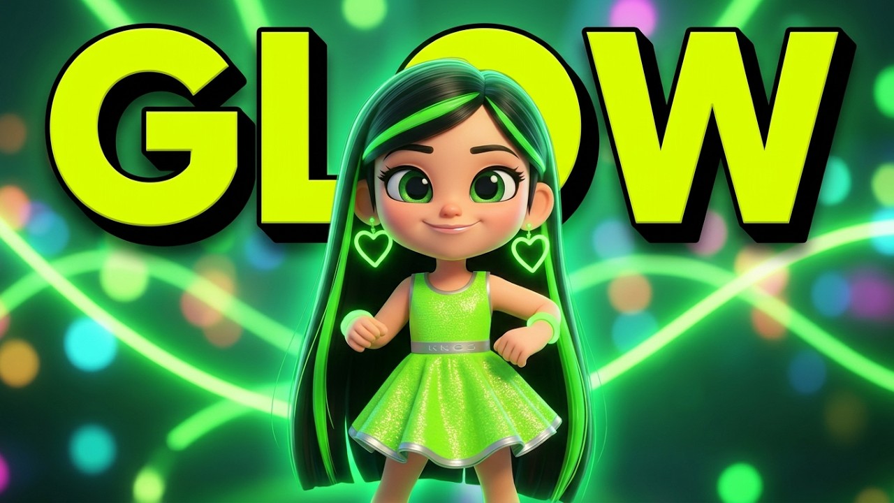 GLOW 💚 Neon Boss Bounce ft. Jade | Star Beat Kids