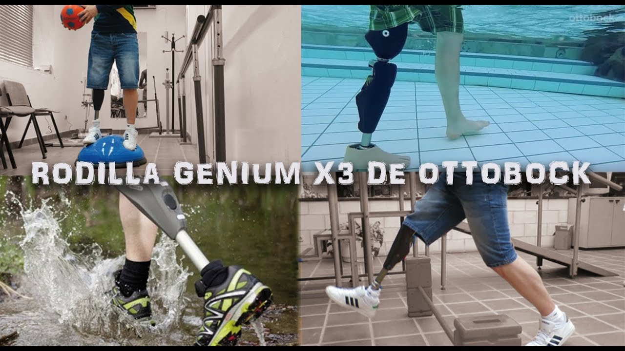 Rodilla Genium X3, resistente al agua - ORTOSUR