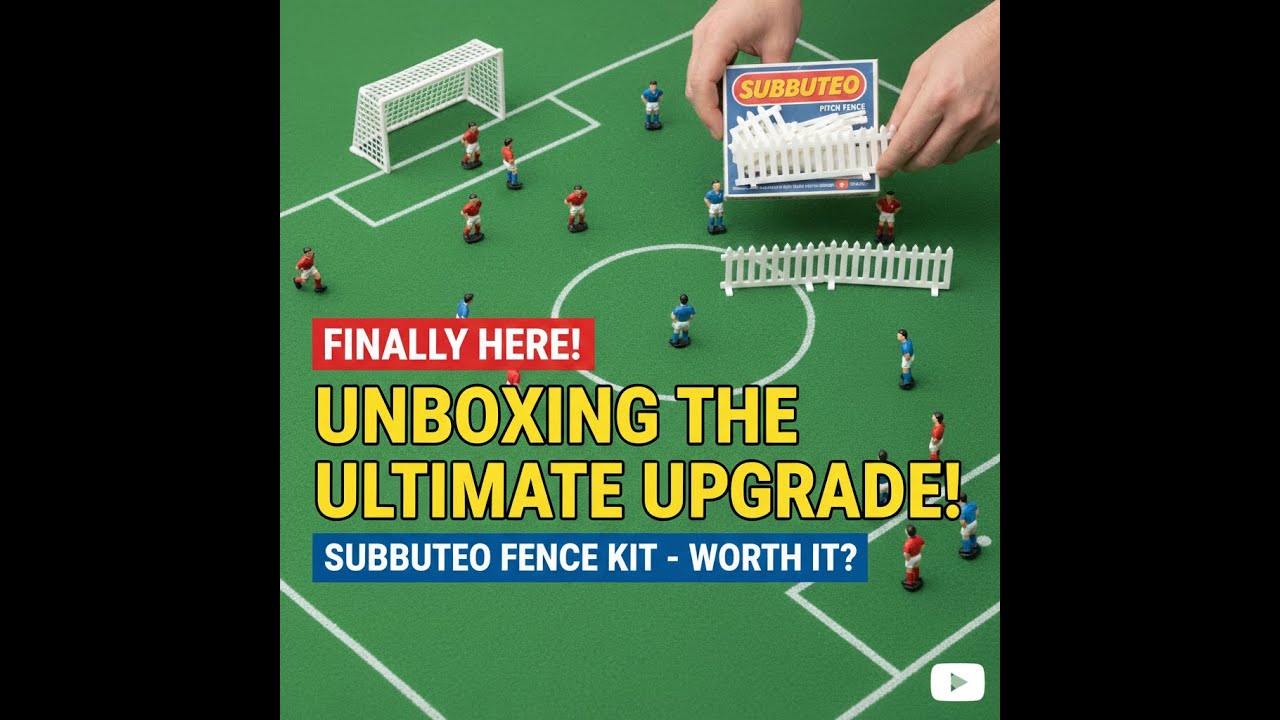 Unboxing Subbuteo Fence Set