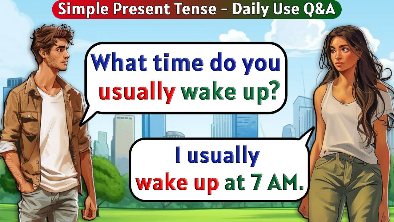 English Conversation Practice for Beginners | Q&A - Simple Present Tense | English Speaking Practice