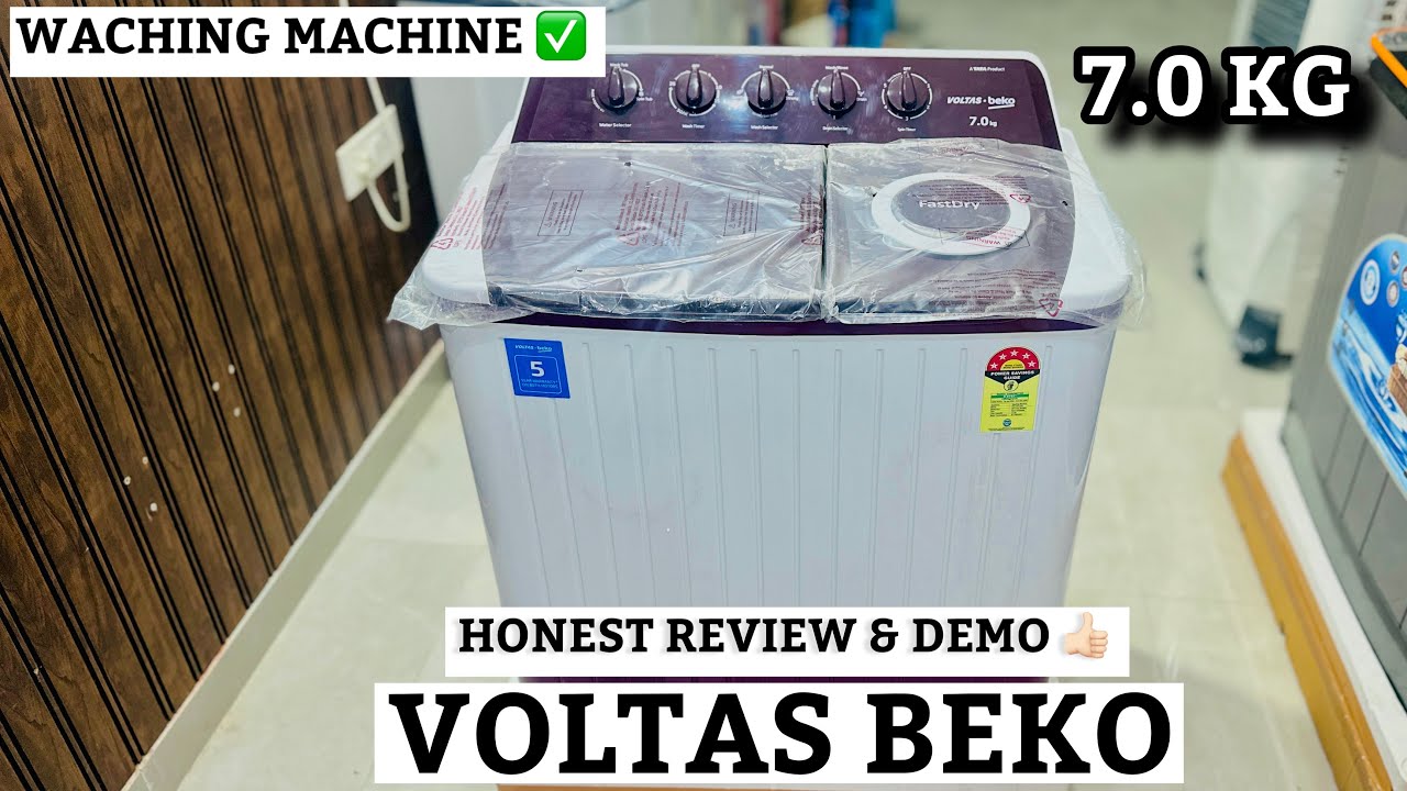 Voltas 7kg Semi Automatic Waching Machine | Details & Review 