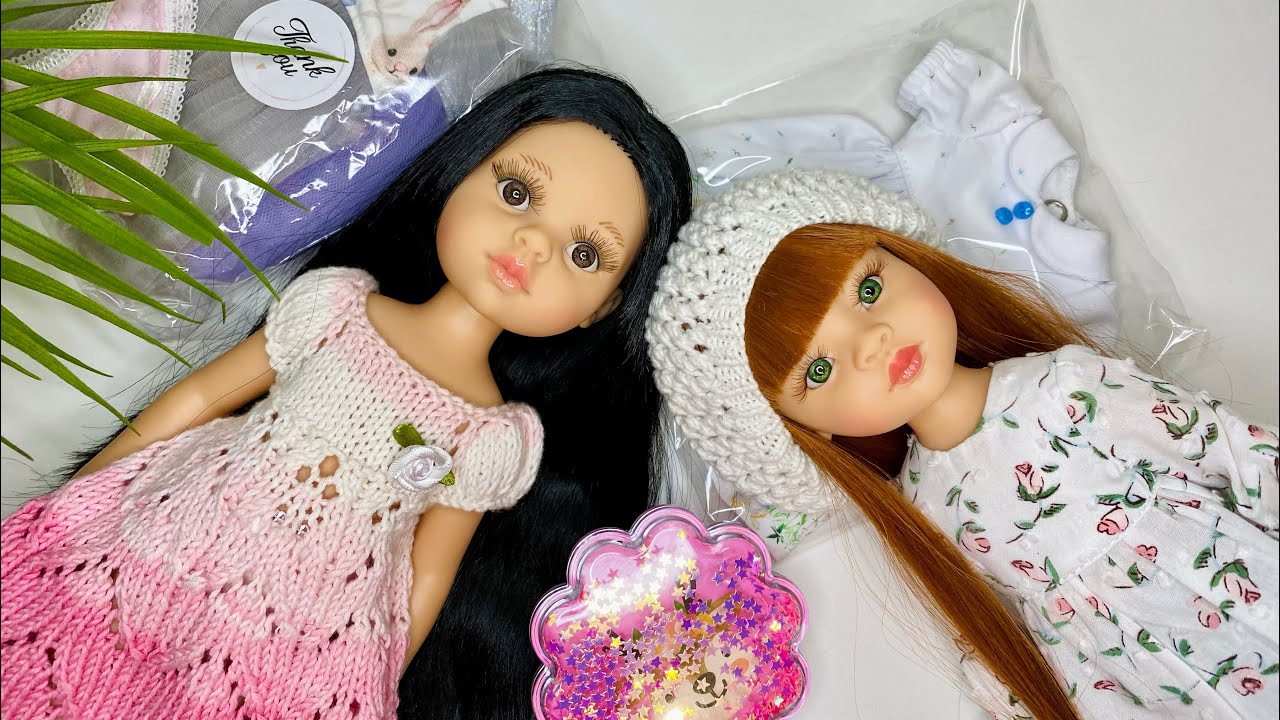 НАРЯЖАЕМ КУКОЛ ПАОЛА РЕЙНА КАРИНУ И ЛЮМИТУ 🩷🎀 наконец-то достала новые платья!