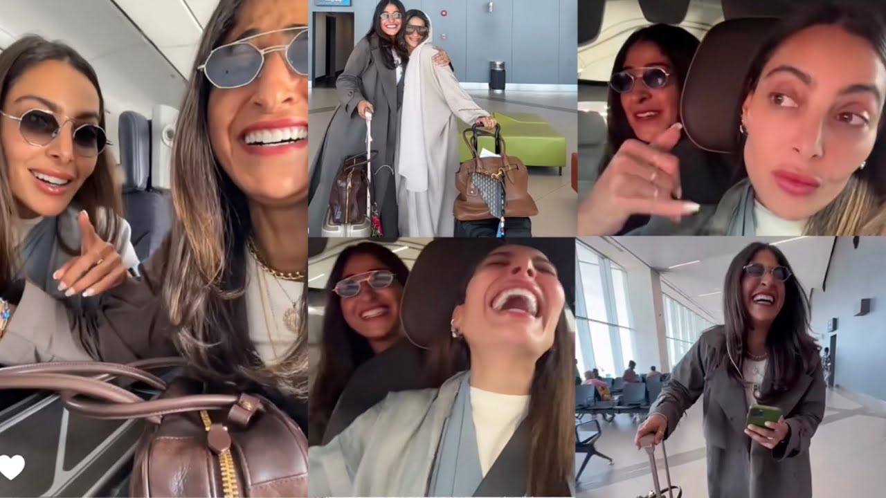 شوجي وفطوم وسوالف الطيارة😂✈️ رايحين السعودية تحديداً الخبر.🇸🇦💚
