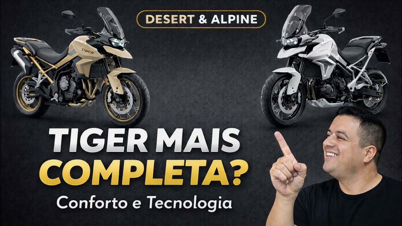Triumph Elevou o Nível da Tiger 900 e 1200? Desert & Alpine Reveladas!