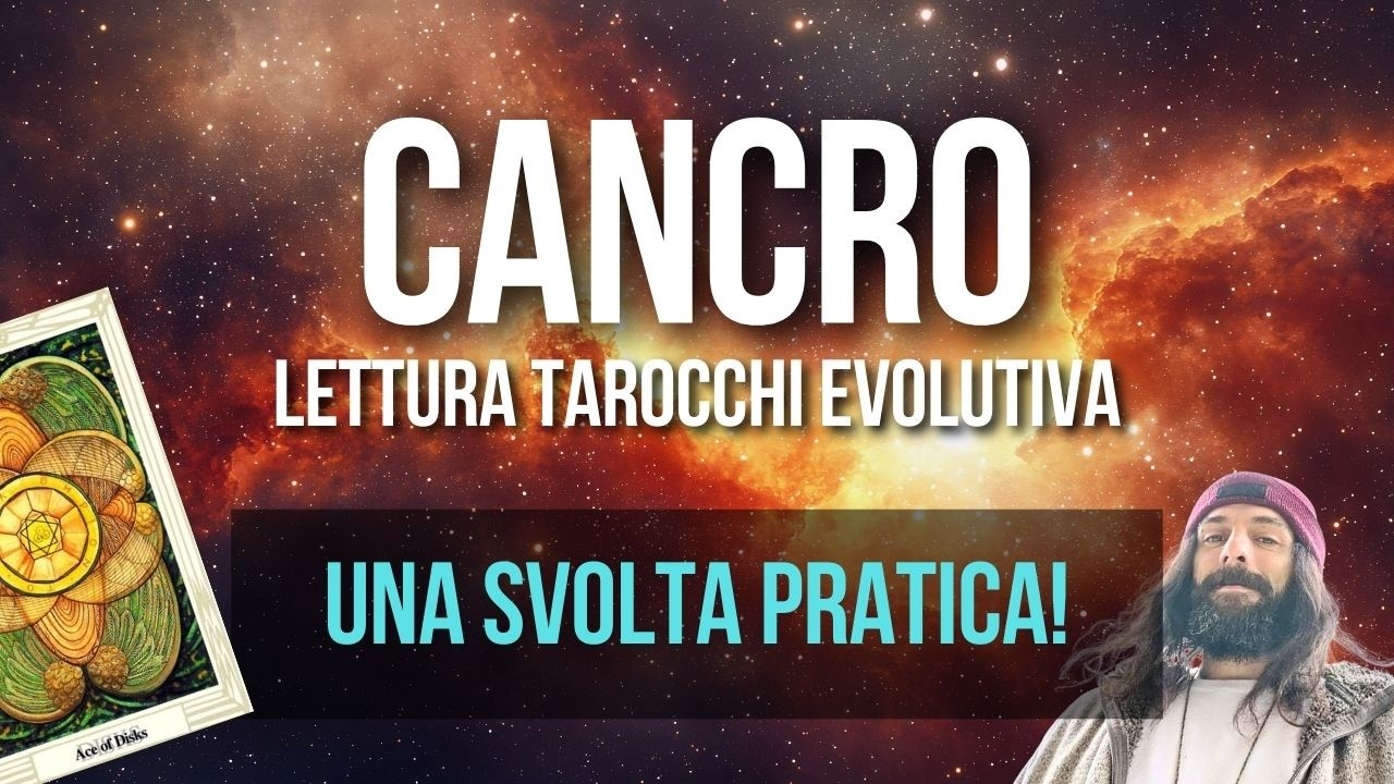 CANCRO ♋ UN'OCCASIONE CONCRETA! ✨ TUTTO DIPENDE DAL TUO APPROCCIO