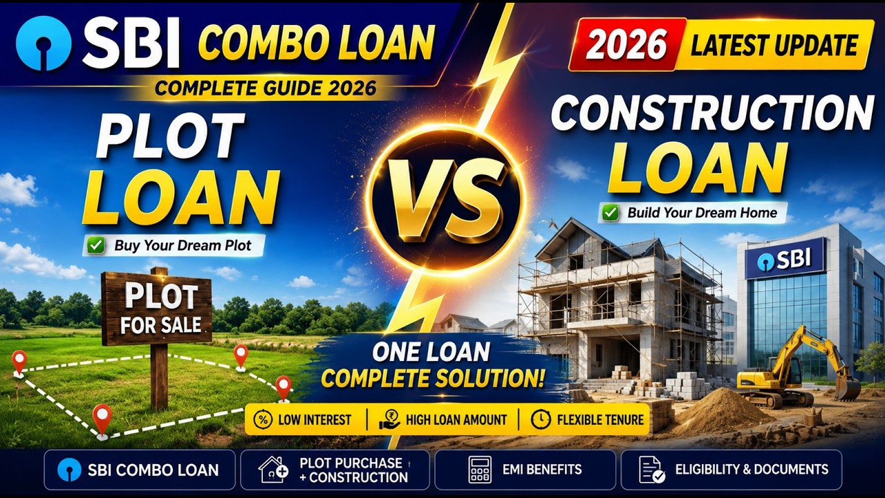 SBI Plot Loan & Plot + Construction Loan 2026 | Details, Process, Eligibility, Documents |