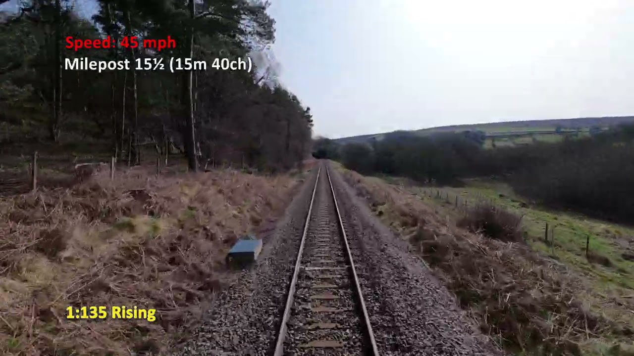 NYMR - Battersby to Whitby Route Learning on the Esk Valley Line in 4K