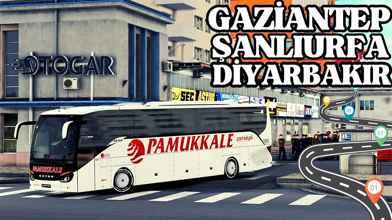 Gaziantep/Şanlıurfa/Diyarbakır/Seferi/Türkiye-Haritası-Ets-2-1.48Setra S-516 HD