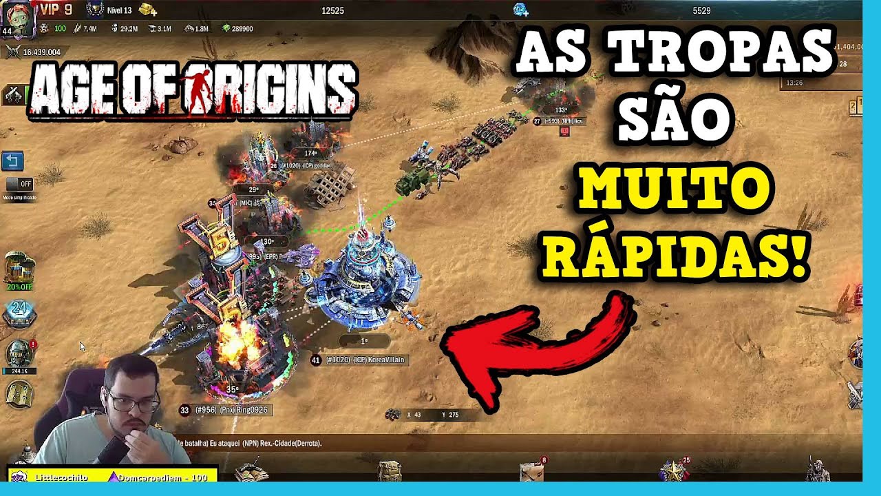 O TOP 1 PULOU DO MEU LADO! Age of Origins