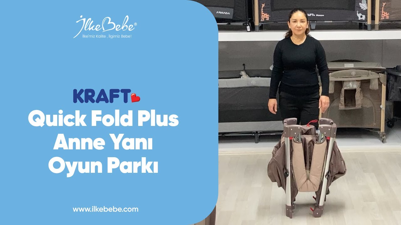İlke Bebe | Kraft Quick Fold Plus Anne Yanı Oyun Parkı