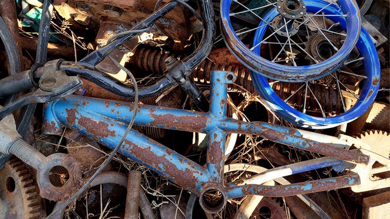 Kids Bike RESTORATION: Watch How I Rebuild a Scrap Bike