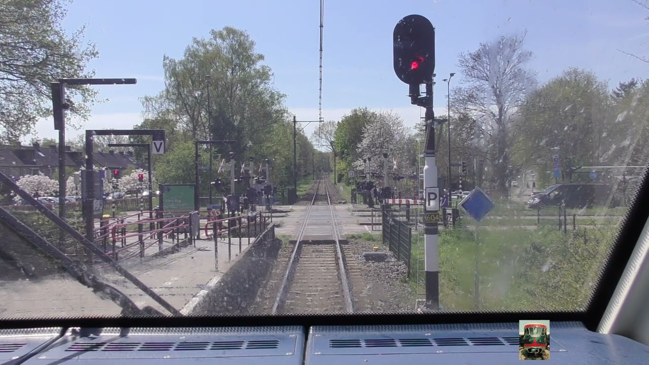Поездка с машинистом поезда из Утрехта в Баарн. (без спидометра)