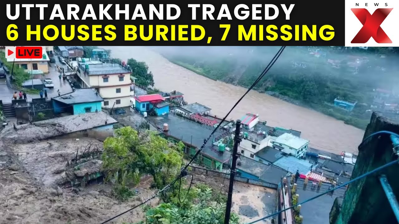 Uttarakhand Cloudburst LIVE: Chamoli Rains Trigger Cloudburst, Families Trapped Under Debris| NewsX