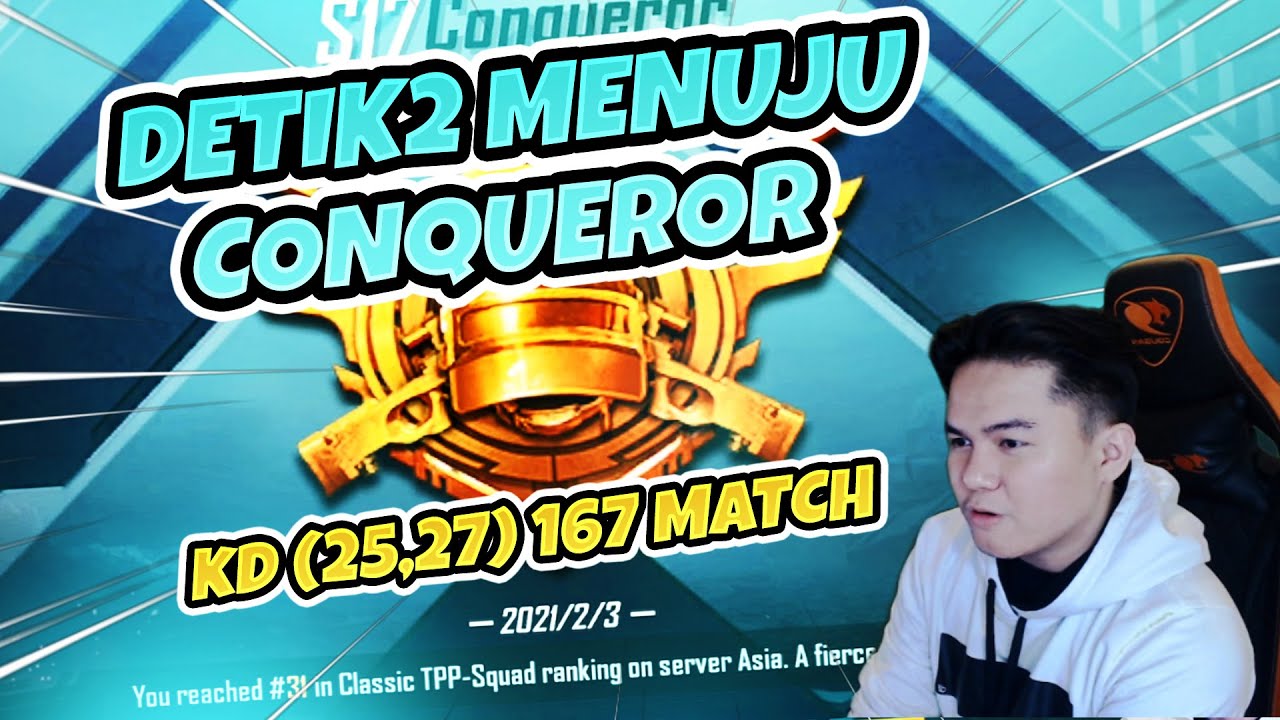 THE LAST GAME BEFORE CONQUE, KD (25,27) 167 MATCH | Yakis PUBGM Gameplay