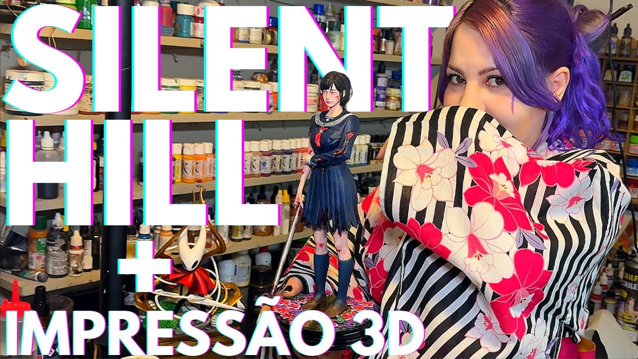 Pintura Hinako (Silent Hill F) — Tutorial completo de impressão 3D e pintura