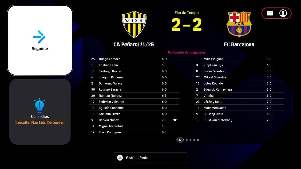 eFootball The beginning of CA Peñarol