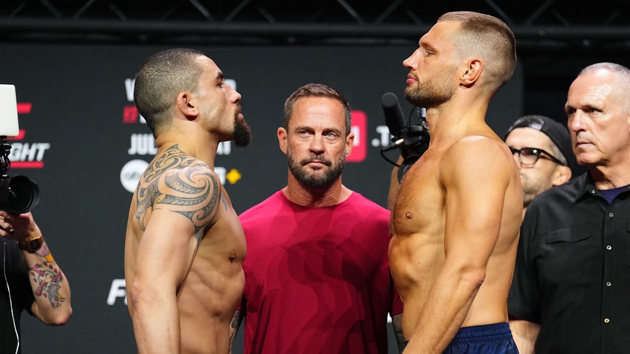 Encaradas da Pesagem | UFC Abu Dhabi: Whittaker x De Reinier