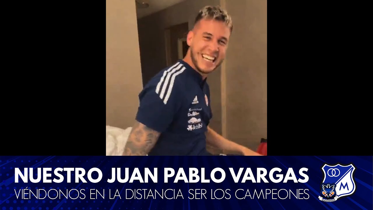Ⓜ️🏆⭐ NUESTRO JUAN PABLO VARGAS viéndonos en la distancia ser los CAMPEONES 🇨🇷🤝🇨🇴