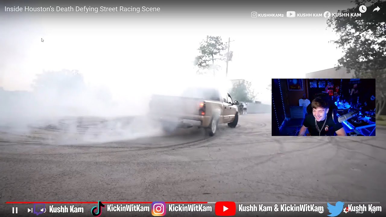 Houston DEATH Defying STREET RACING W Tommy G - Kickin Wit Kam (REACTION)