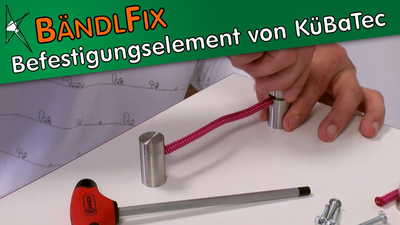 M&ouml;belgriffe mit B&auml;ndlFix von K&uuml;BaTec anfertigen und am Schrank montieren