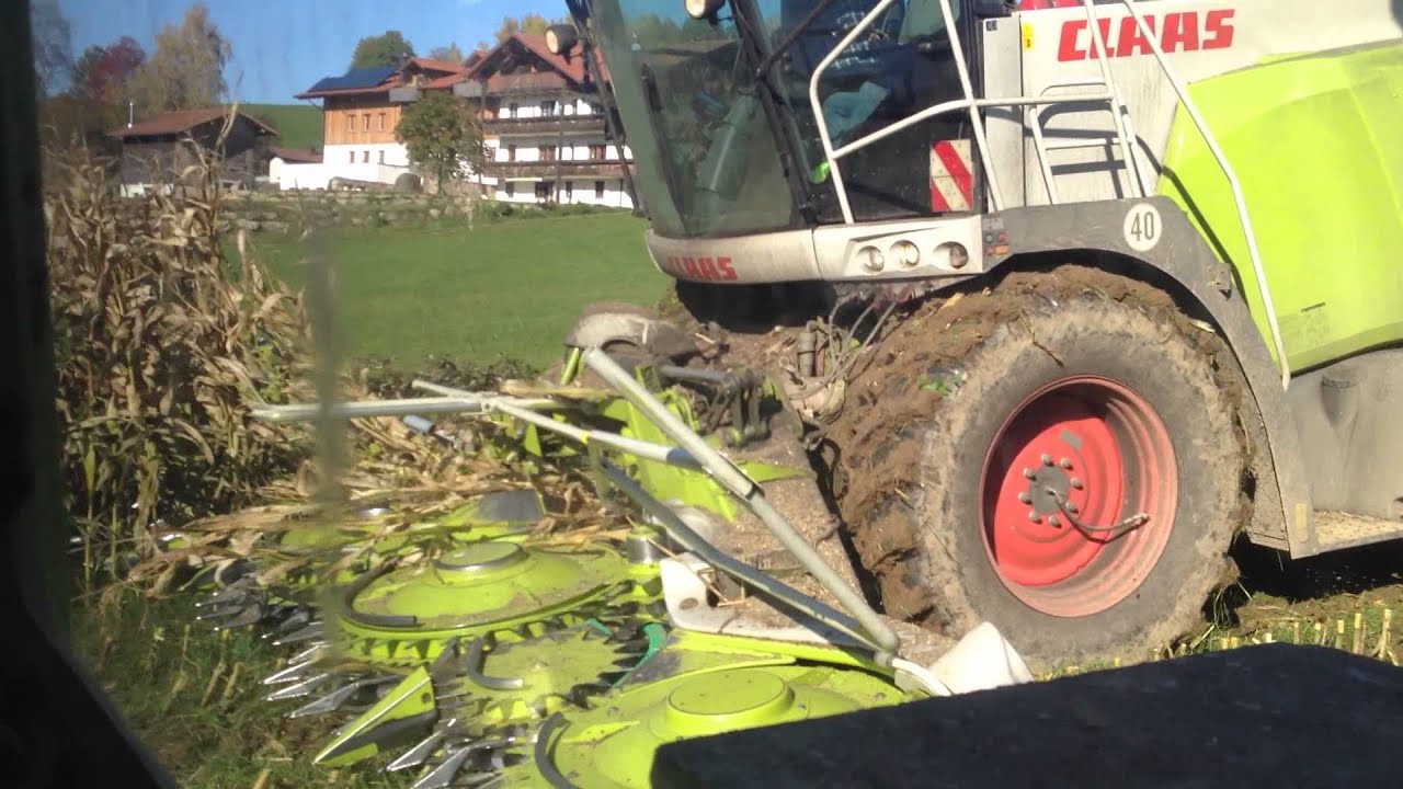 Mais 2012 - Teil 8 - MB trac 1100 turbo und Fliegl TDK 130