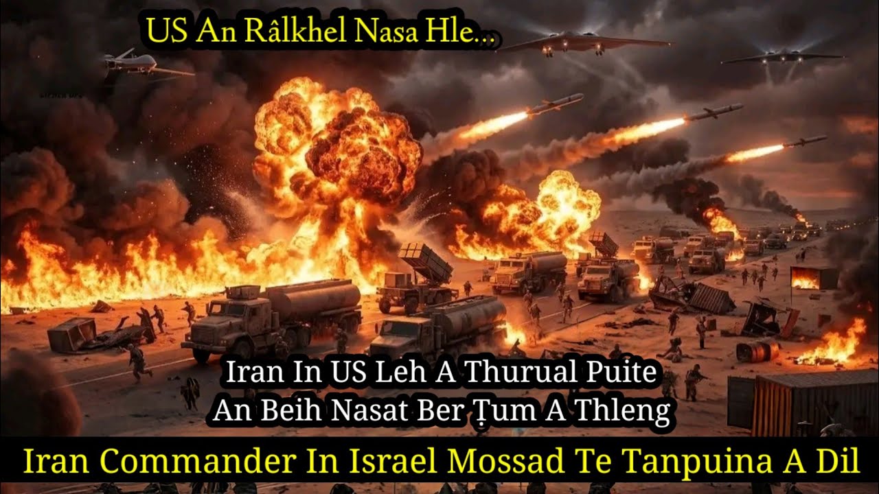 Iran in Phuba an la ta😱Iran Commander manganin Israel Mossad Ṭanpuina a dil