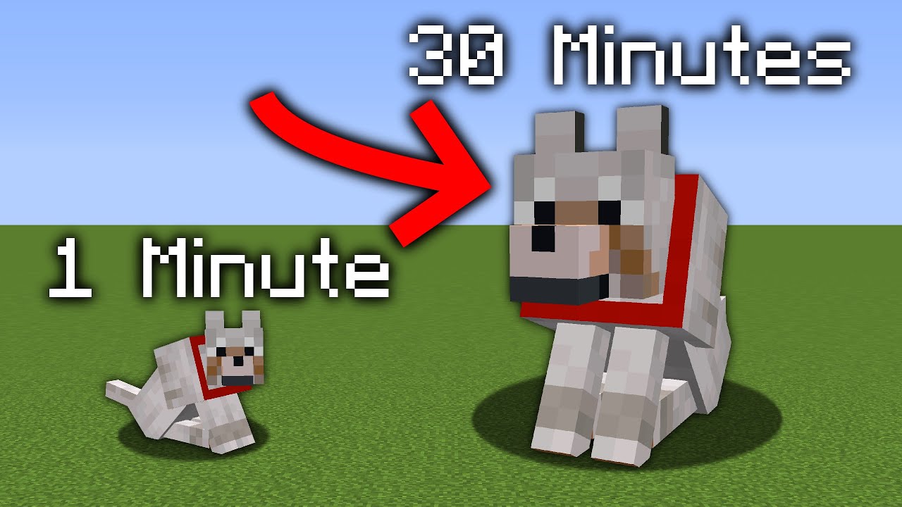Minecraft, But The Mobs Grow Bigger Every Minute...