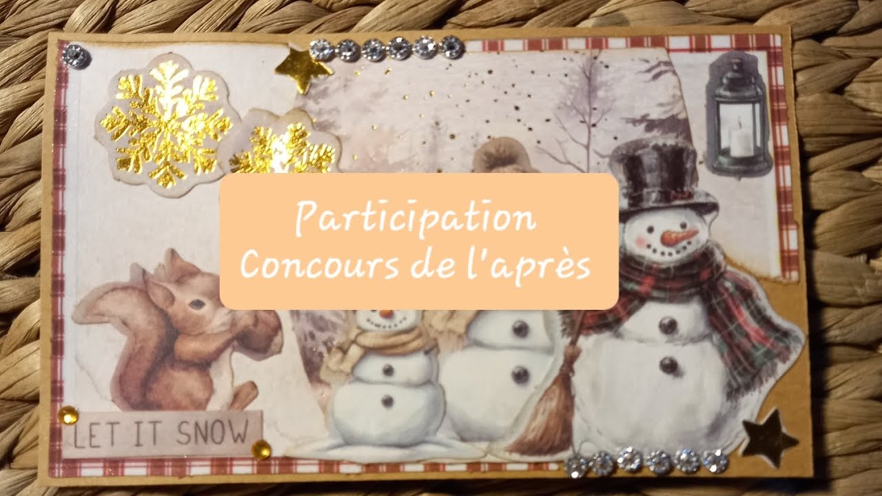 Concours de l'après superbe participation de Emmanuelle 💕💕💕🥰 #concours #acc #courrier des copinette