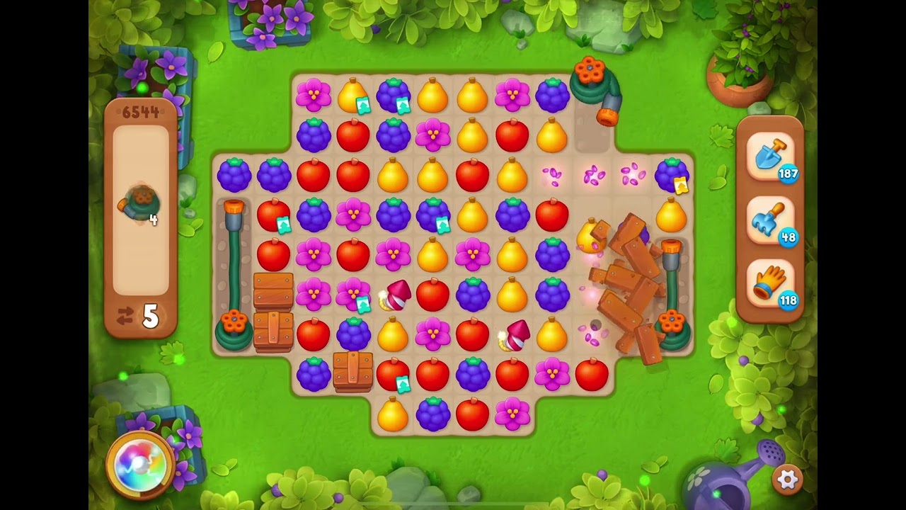 GardenScapes Level 6544 no boosters