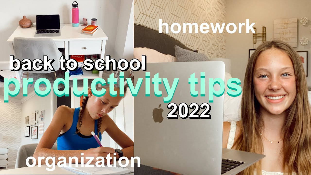 back to school PRODUCTIVITY TIPS 2022 | how to be productive this school year