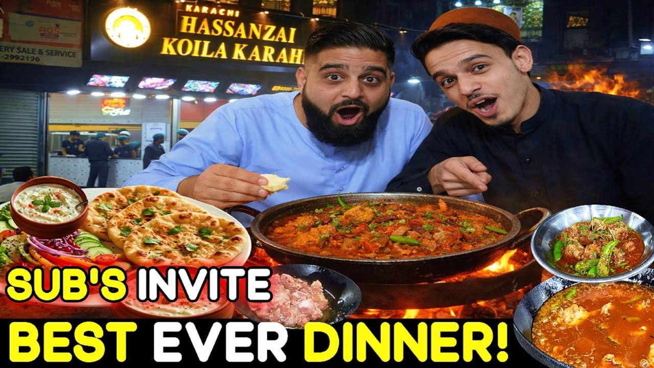 Karachi Ki Sab Se Mashhoor Koila Karahi 🔥 | Hassanzai Karahi PECHS 😱 