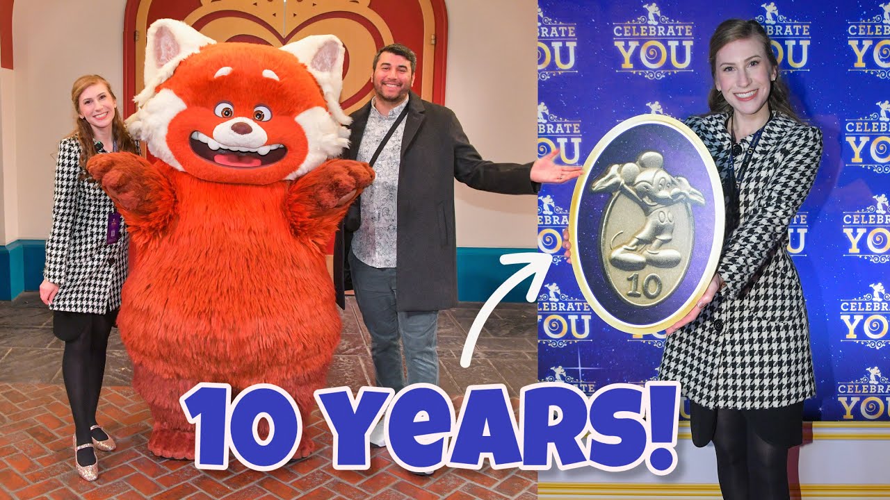 Celebrating 10 Years With Disney! Courtney's Service Anniversary Party at DCA