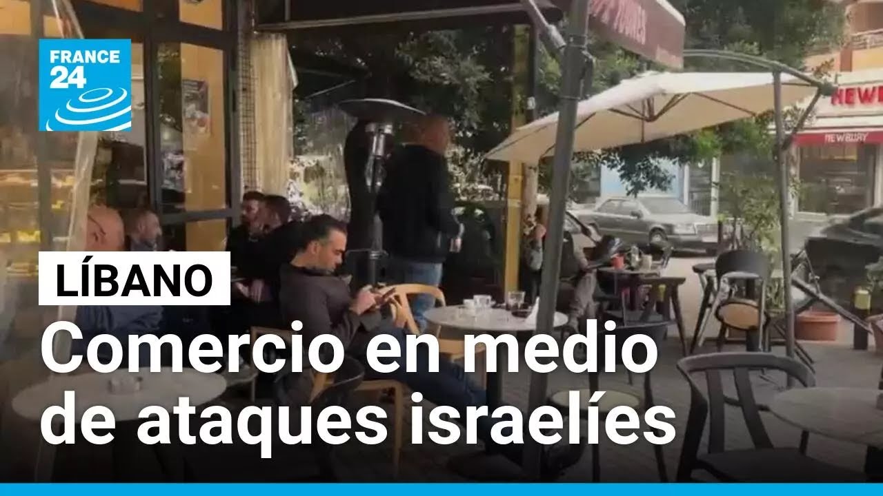 Líbano: ataques israelíes arriesgan la actividad comercial de Beirut • FRANCE 24 Español