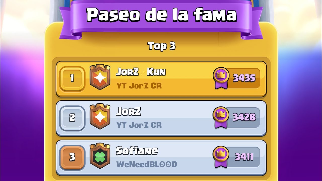 TOP 1 Y TOP 2 DEL MUNDO EN CLASH ROYALE 😱